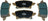 Mevotech TXBSM2233 Disc Brake Pad Set - Rear