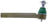 Mevotech TXMS25655 Steering Tie Rod End - Front Right Outer