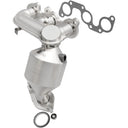 MagnaFlow 452015 Catalytic Converter with Integrated Exhaust Manifold - Front