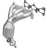 MagnaFlow 452021 Catalytic Converter with Integrated Exhaust Manifold - Front