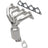 MagnaFlow 452027 Catalytic Converter with Integrated Exhaust Manifold - Front