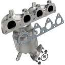 MagnaFlow 452029 Catalytic Converter with Integrated Exhaust Manifold - Front