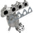 MagnaFlow 452029 Catalytic Converter with Integrated Exhaust Manifold - Front