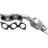 MagnaFlow 5481342 Catalytic Converter with Integrated Exhaust Manifold - Right