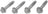 Dorman 14118 Wheel Hub Bolt - Front