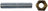 Dorman 29203 Exhaust Flange Stud and Nut - Front