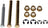 Dorman 38479 Door Hinge Pin and Bushing Kit - Front
