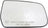 Dorman 55040 Door Mirror Glass - Right