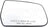 Dorman 55042 Door Mirror Glass - Right