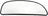 Dorman 56112 Door Mirror Glass - Left Lower