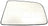 Dorman 56280 Door Mirror Glass - Left Upper