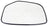 Dorman 56351 Door Mirror Glass - Left
