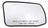 Dorman 56535 Door Mirror Glass - Right