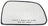 Dorman 56669 Door Mirror Glass - Right