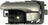 Dorman 81051 Interior Door Handle - Front Left or Rear Left