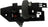 Dorman 81212 Interior Door Handle - Front Right, Right Rear Cargo or Right Side Hinged Door Front