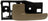 Dorman 81293 Interior Door Handle - Rear Left