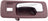 Dorman 92437 Interior Door Handle - Front Left
