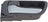 Dorman 92919 Interior Door Handle - Front Left or Rear Left