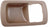 Dorman 92948 Interior Door Handle Bezel - Front Left or Rear Left