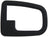 Dorman 95116 Interior Door Handle Bezel - Front Left, Front Right or Rear Left