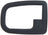 Dorman 95121 Interior Door Handle Bezel - Front Left, Front Right or Rear Right