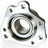 Moog 512166 Wheel Bearing and Hub Assembly - Rear Left
