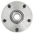 Moog 512328 Wheel Bearing and Hub Assembly - Rear