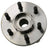 Moog 515007 Wheel Bearing and Hub Assembly - Front