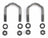 Moog 534-10 Universal Joint U-Bolt Kit - Front or Rear