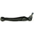 Moog RK620800 Suspension Control Arm and Ball Joint Assembly - Front Left Lower Rearward