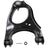 Moog RK621305 Suspension Control Arm and Ball Joint Assembly - Rear Left Rearward Upper