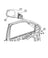 Mopar 5SG19TZZAF Door Mirror - Left