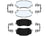 Mopar 68225170AF Disc Brake Pad Set - Front