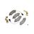 Mopar 68226919AA Disc Brake Pad Set - Rear
