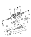 Mopar 68284077AJ Rack and Pinion Assembly