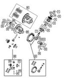 Mopar 68340261AB Differential Drive Pinion - Rear