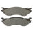 MPA Electrical 1000-0897C Disc Brake Pad Set - Front or Rear