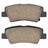 MPA Electrical 1000-1544C Disc Brake Pad Set - Rear