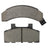 MPA Electrical 1003-0215AM Disc Brake Pad Set - Front
