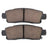 MPA Electrical 1003-0883C Disc Brake Pad Set - Rear