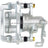 MPA Electrical BC186793 Disc Brake Caliper - Rear Left