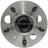 MPA Electrical WH512006 Wheel Bearing and Hub Assembly - Rear