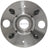 MPA Electrical WH512175 Wheel Bearing and Hub Assembly - Rear