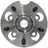 MPA Electrical WH512284 Wheel Bearing and Hub Assembly - Rear