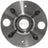 MPA Electrical WH512323 Wheel Bearing and Hub Assembly - Rear