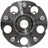 MPA Electrical WH512345 Wheel Bearing and Hub Assembly - Rear