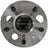 MPA Electrical WH512357 Wheel Bearing and Hub Assembly - Rear