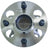 MPA Electrical WH512370 Wheel Bearing and Hub Assembly - Rear