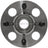MPA Electrical WH513035 Wheel Bearing and Hub Assembly - Rear